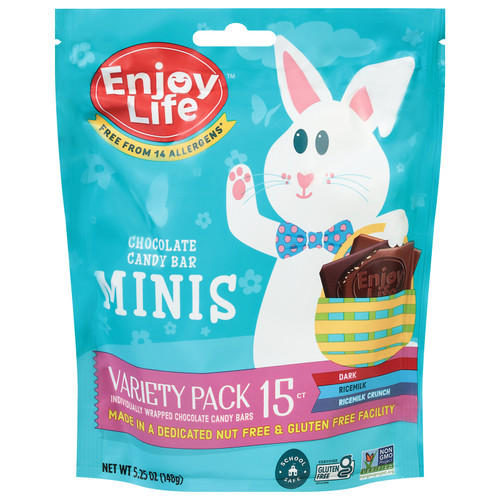 Enjoy Life - Bar Chocolate Varitey Easter - Case Of 6-5.25 Oz