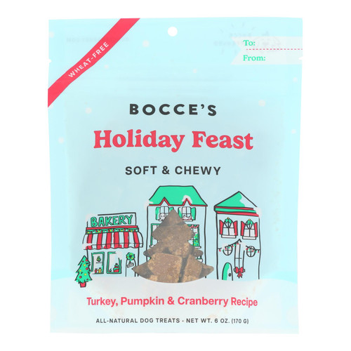 Bocce's Bakery - Dog Treat Holiday Feast - Case Of 12-6 Oz