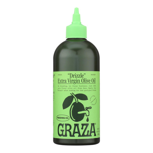 Graza - Oil Drizzle Squeeze Extra Virgin Olive Oil - Case Of 6-16.9 Fluid Ounces
