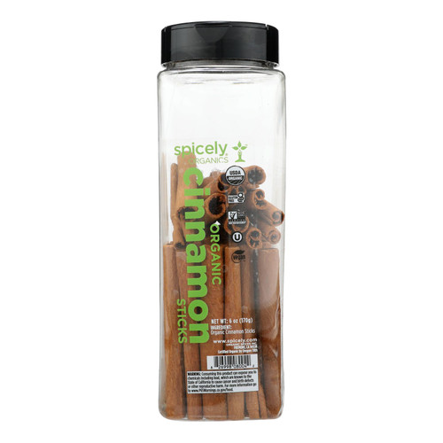 Spicely Organics - Cinnamon Organic Sticks - Case Of 2-6 Ounces