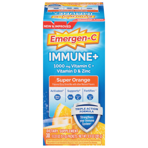 Emergen-c - Immune+ Super Orange - 1 Each-30 Packets