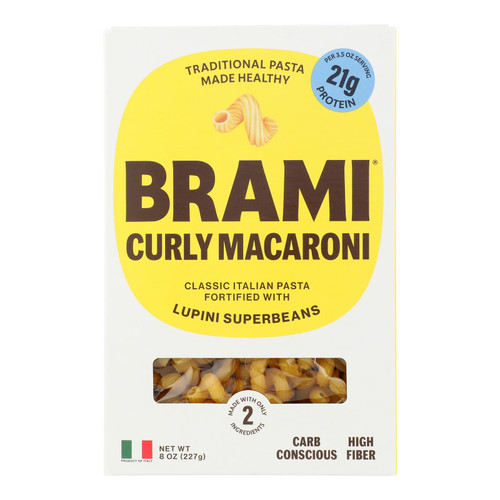 Brami - Pasta Semo Lupini Crispy Mac - Case Of 8-12 Ounces