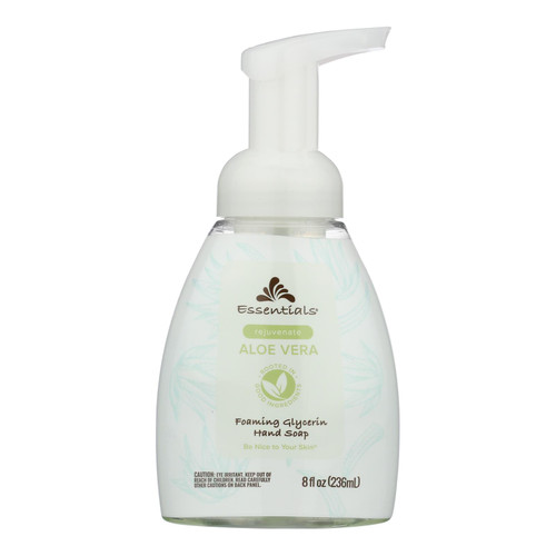 Essentials - Hand Soap Foam With Glycolic Acid And Aloe Vera - 1 Each-8 Fluid Ounces