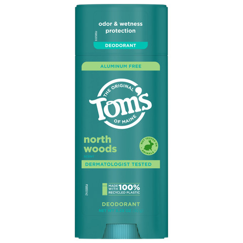 Tom's Of Maine - Deodorant Stick North Woods - Case Of 6 - 3.25 Ounces