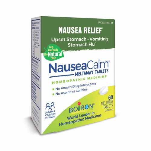 Boiron NauseaCalm Non-Drowsy Unflavored Meltaway Tablets - 60 Tab