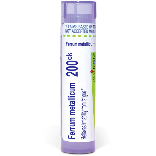 Boiron Ferrum Metallicum 200CK for Irritability - 80 Pellets