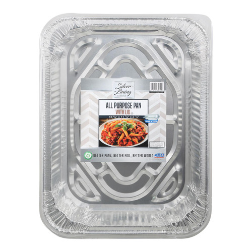 Durable Foil - Alum Pan All Prps Lid - Case Of 12 - 1 Ct