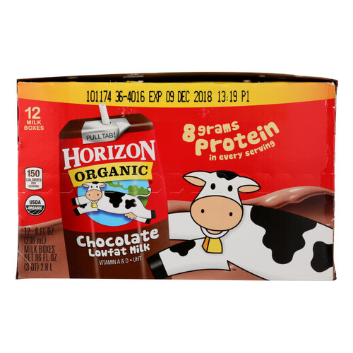 Horizon Lowfat Chocolate Milk  - 1 Each - 12/8 Fz