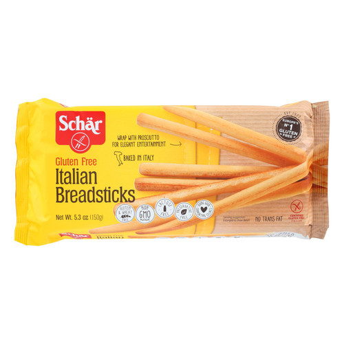 Schar Italian Breadsticks Gluten Free - Case Of 10 - 5.3 Oz.