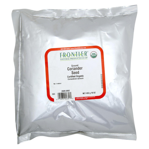 Frontier Herb Coriander Seed Organic Ground - Single Bulk Item - 1lb