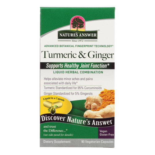 Nature's Answer - Extractacaps Turmeric And Ginger - 90 Veggie Caps