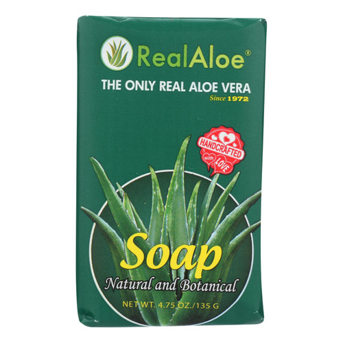 Real Aloe Aloe Vera Bar Soap - 4.75 Oz