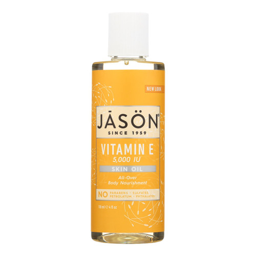 Jason Vitamin E Pure Natural Skin Oil - 5000 Iu - 4 Fl Oz