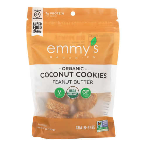 Emmy's Organics  Organic Coconut - Case Of 8 - 6 Oz. - 2043339