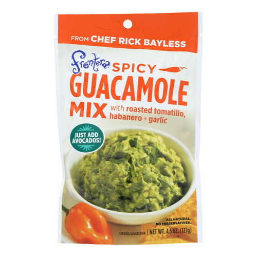 Frontera Foods Spicy Guacamole Mix - Guacamole Mix - Case Of 8 - 4.5 Oz.