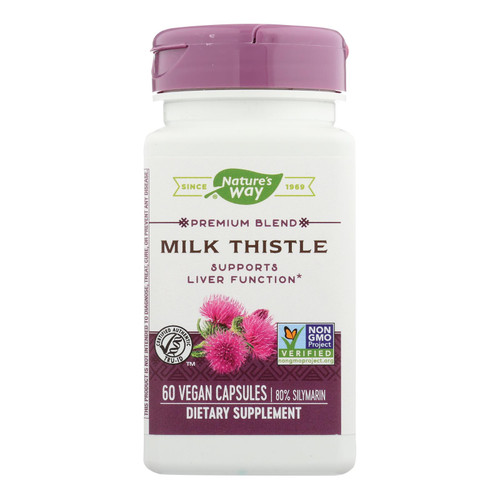 Nature's Way - Milk Thistle Standardized - 60 Capsules