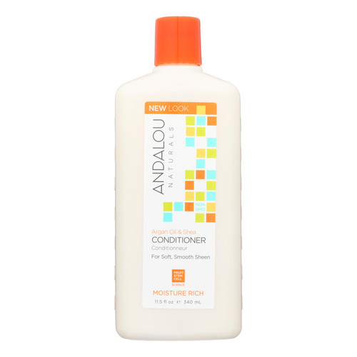 Andalou Naturals Moisture Rich Conditioner Argan And Sweet Orange - 11.5 Fl Oz