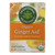 Traditional Medicinals Organic Ginger Aid Herbal Tea - 16 Tea Bags - Case Of 6