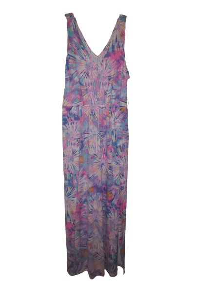 open lace back dress Fari Dress in Alia Brown main image 1