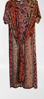 Pink Money Maxi Duster