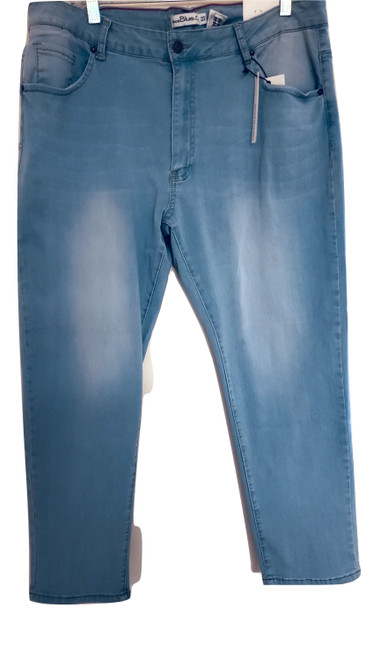 Lite Blue Whisker Cuff Jeans