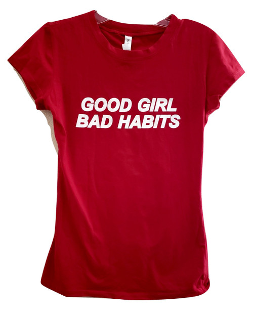 Red Good Girl Bad Habits Top