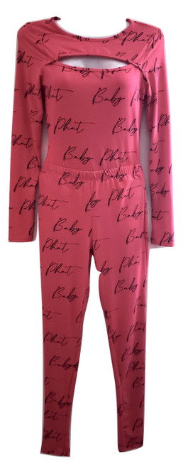 Baby Phat Pink Black 2PC Set