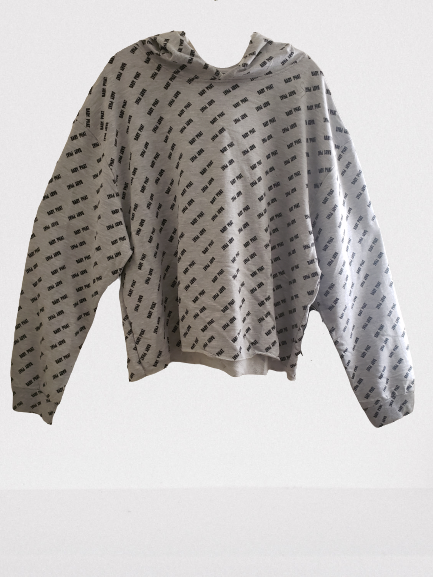 Baby Phat Plus Gray Black Hood