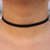 Black Slim Velvet Choker