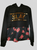 Black Floral Flowers Slay Hoodie