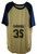 White Navy Yellow Savage 23 Jersey