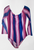 Fushia Blue Stripe Body Suit