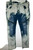 Sky Blue Washed Rib Jeans