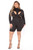 Black Sexy Cut Out Cross Jump Suit