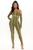 Olive Neon Yellow Jump Suit