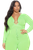 Lime Front Wrap Jumpsuit