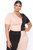 Tan Black Ruched Set 2pc