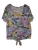 White Multi News Top