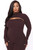 Plus Chocolate Just For Fun Ribbed Jumpsuit