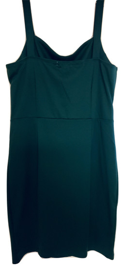 Green Buckle Front Dress