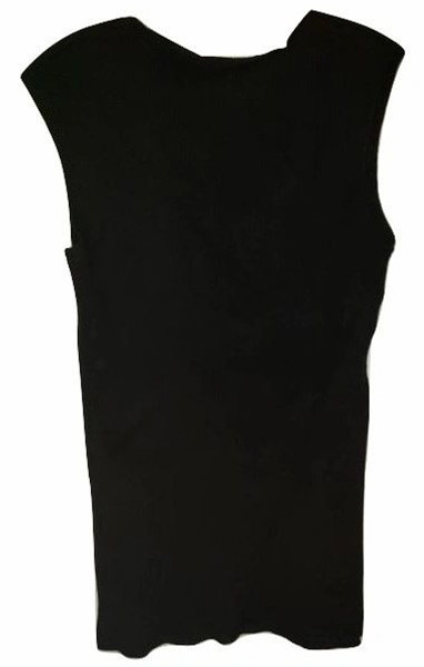 Black Sleeveless Warm Top