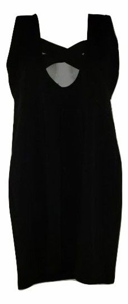 Black Sexy Hollow-Out Cut Dress