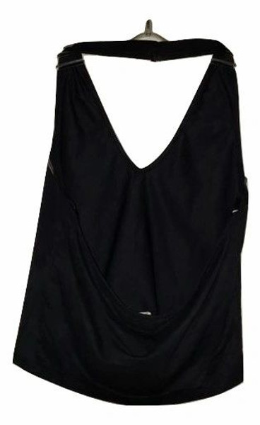 Black Halter Top Crop