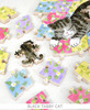 Purrfect Place mini puzzle showcasing a relaxing feline on patchwork bedding