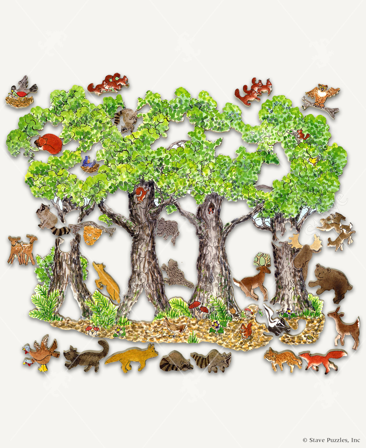 Hide N Seek Jigsaw Puzzle Stave Puzzles