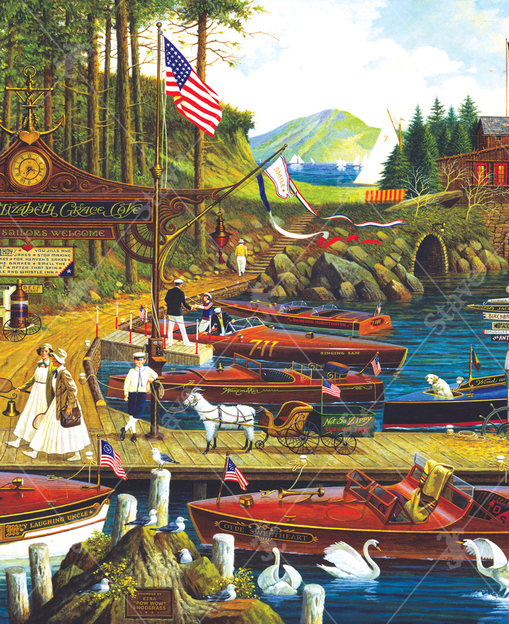 Lost In The Woodies, a traditional puzzle - Stave Puzzles