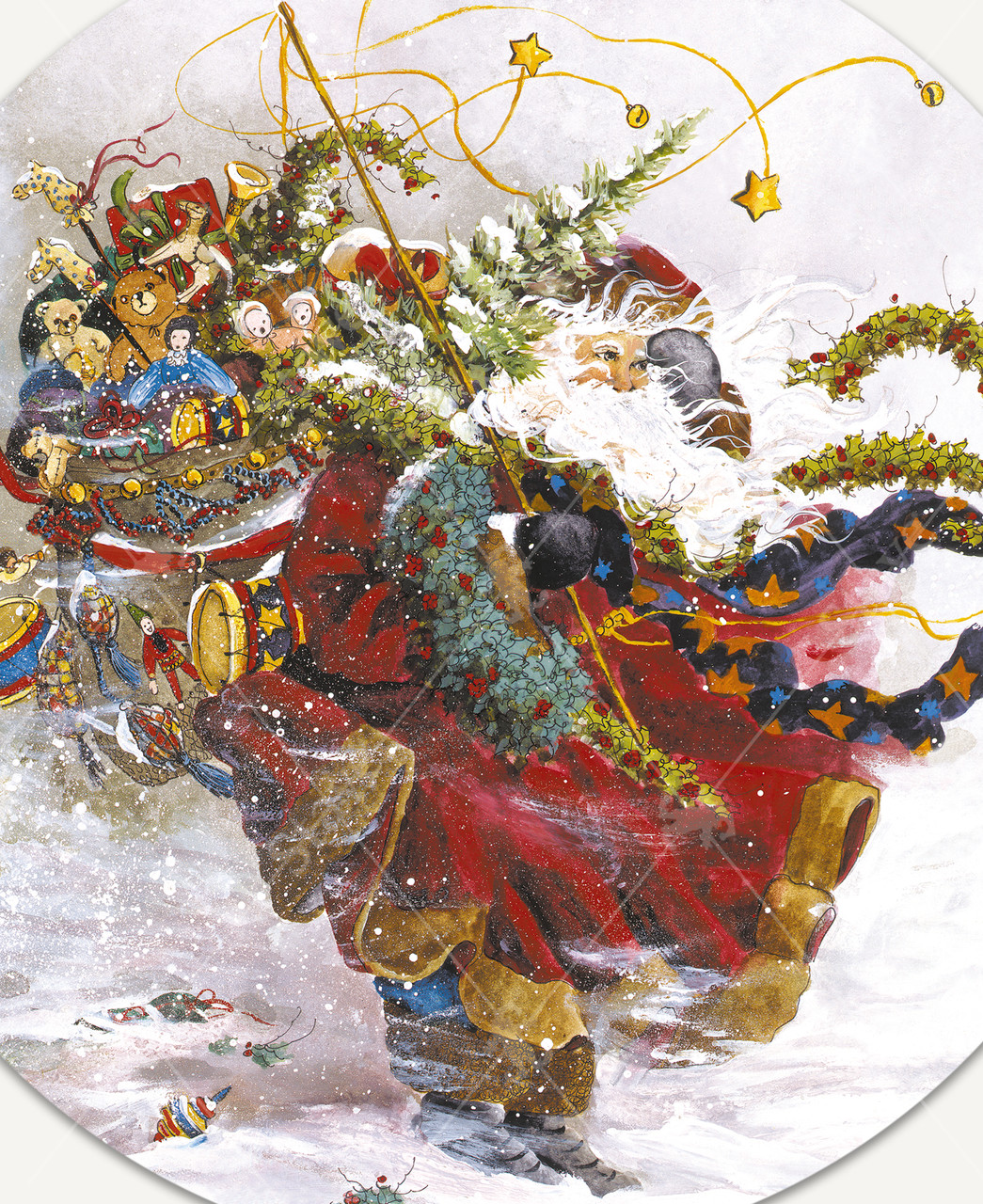 Windswept Santa Jigsaw Puzzle | Stave Puzzles