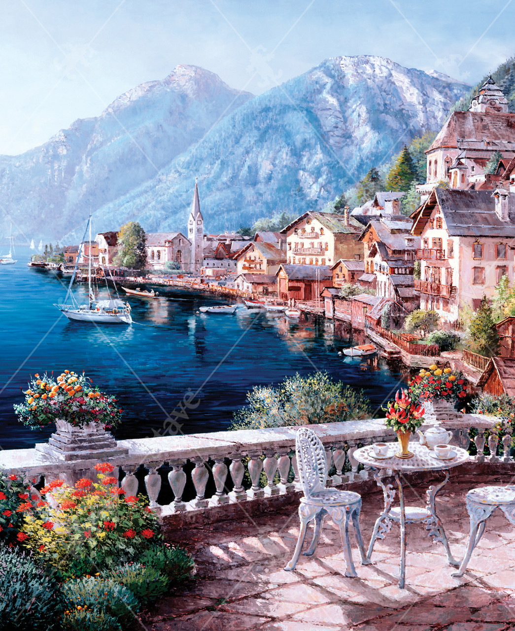 Hallstatt, Austria, a traditional puzzle - Stave Puzzles