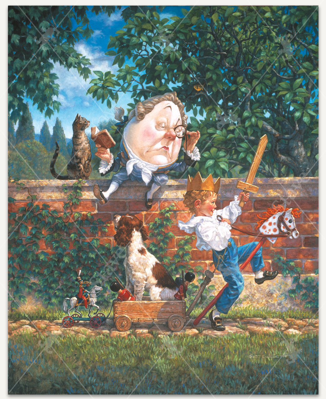 Humpty Dumpty, a traditional puzzle - Stave Puzzles