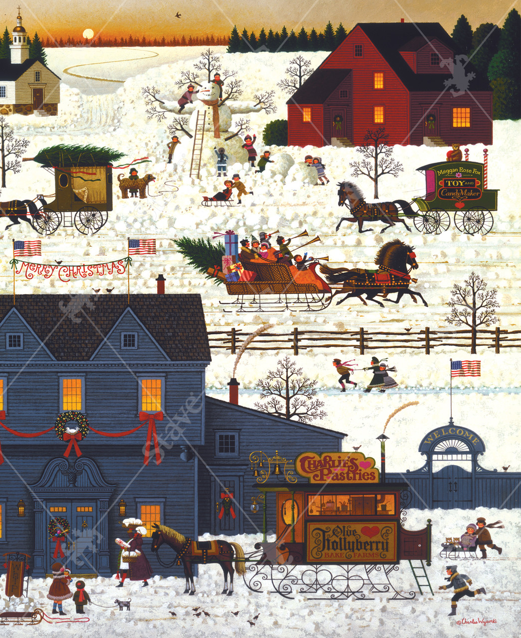 Warm Christmas Love Jigsaw Puzzle | Stave Puzzles